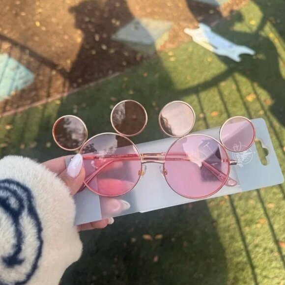 Disney Accessories - NWT! DISNEY PARKS Mickey Mouse Pink Sunglasses